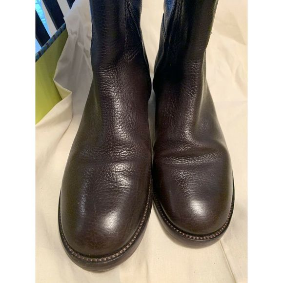 Tory Burch Joanna Tall Leather Riding Boots - Picture 3 of 7